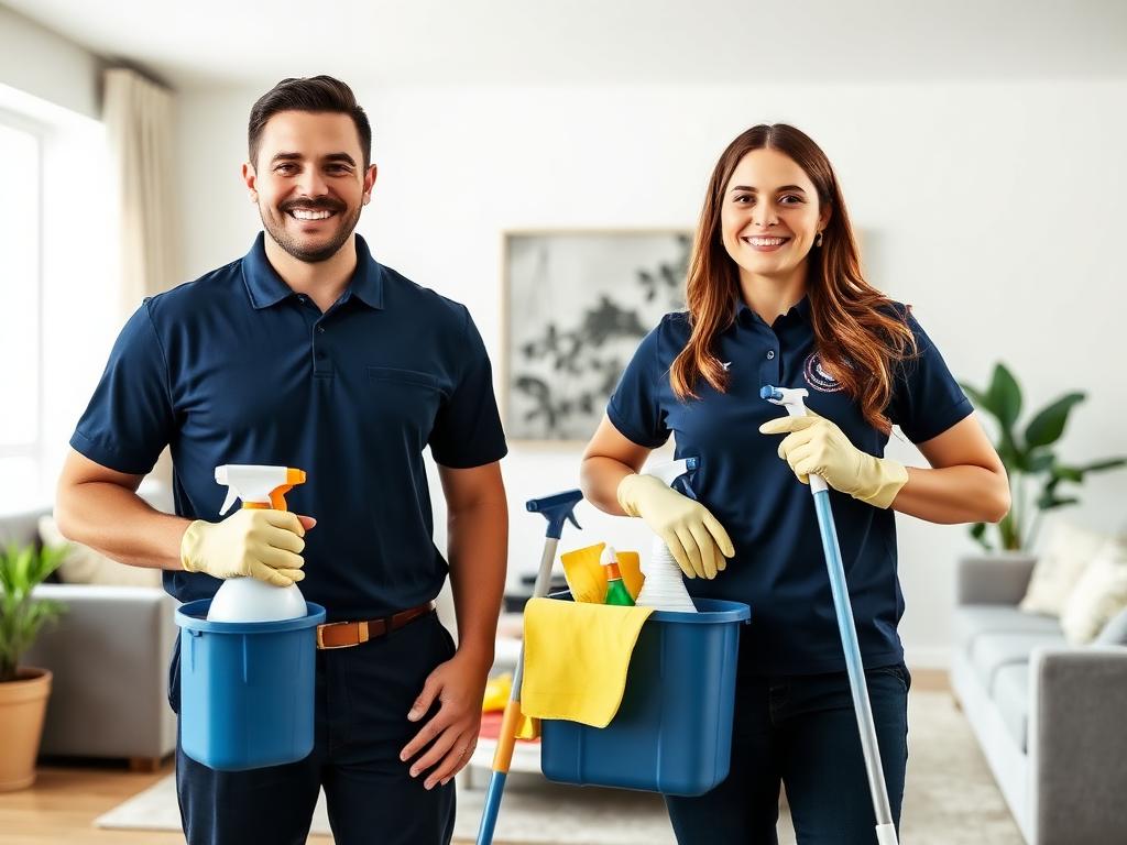 Bellaireh King Cleaning Services team ready for a cleaning appointment in Winnipeg